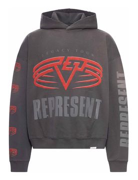 Felpa con cappuccio reversibile