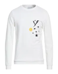 Sweatshirt Herren Weiß S Herren