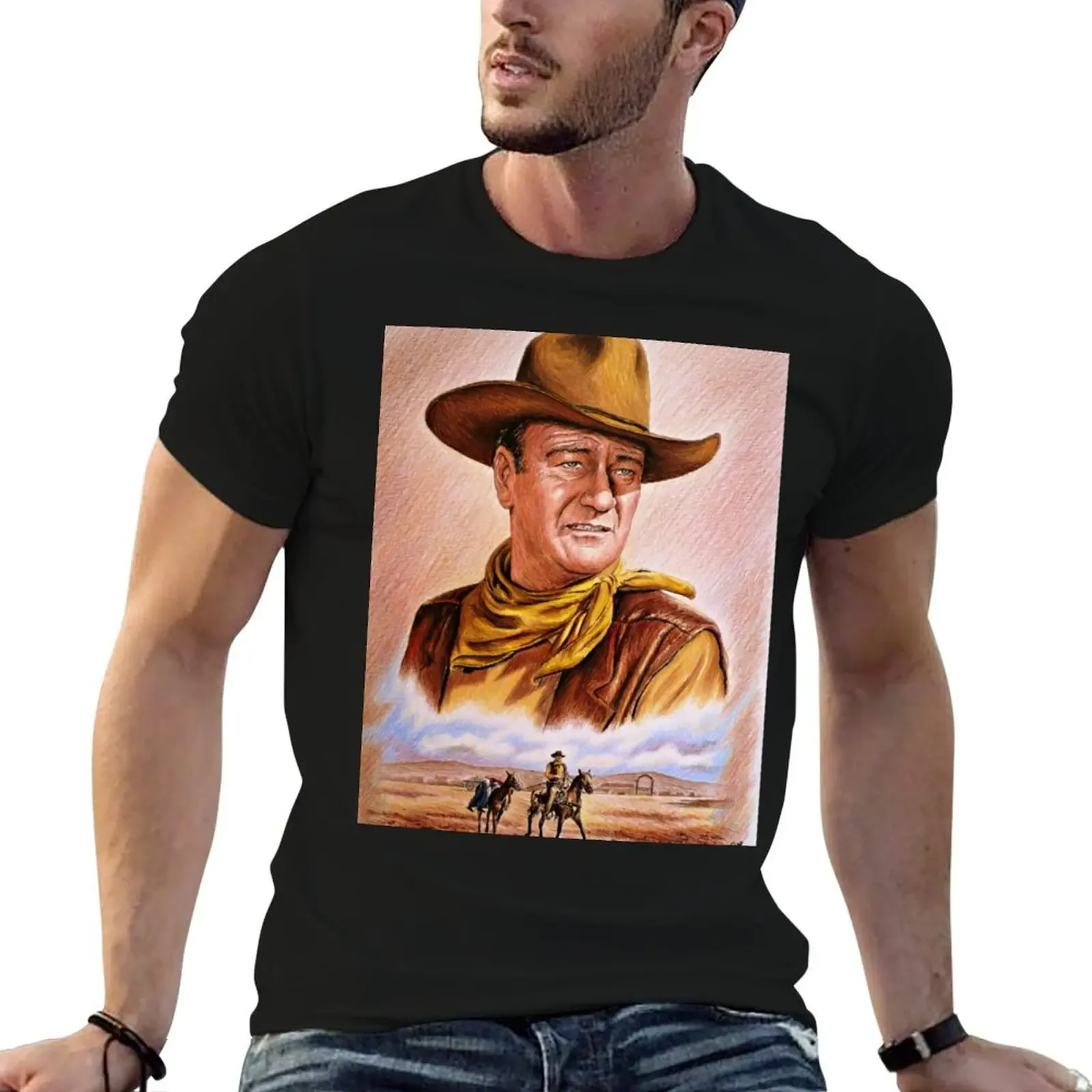 John Wayne T-Shirt Odor Resistant Short Sleeve Top - Aliexpress - FashionsVida