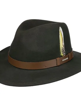 Palisades VitaFelt Wool Hat by - dark brown - Size: XXL (62-63 cm) - Stetson - FashionsVida