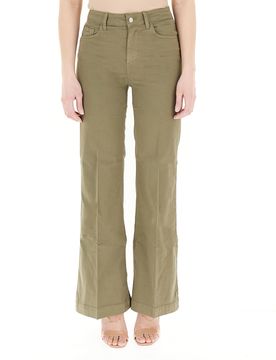 Jeans a palazzo LIU JEANS VERDE OLIVA 31