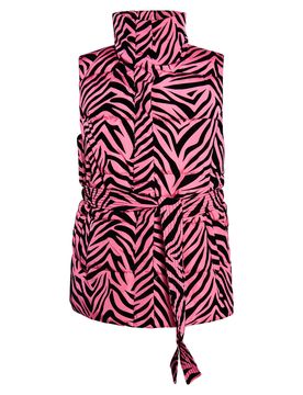 Faina Chaleco rosa / negro