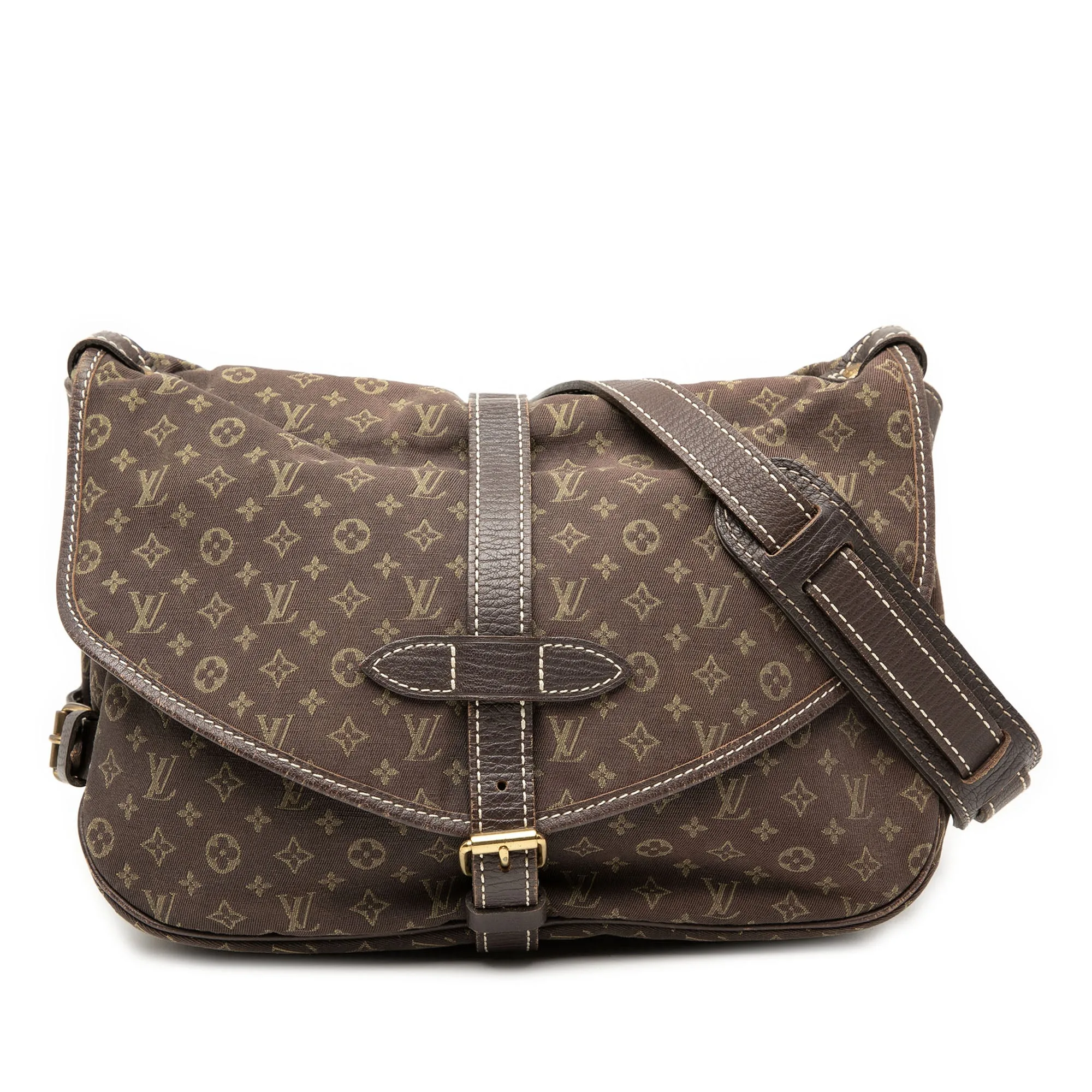 Monogram Mini Lin Saumur 30 - Louis Vuitton - FashionsVida
