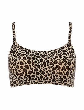 Bustier SOFTSTRETCH leopardo nude marrón XL/XXL