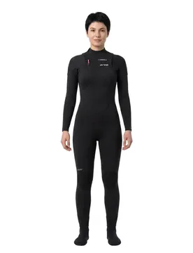 Combinaison En Néoprène à Manches Longues Et Fermeture éclair Sur La Poitrine Tango 4/3 Mm Black L