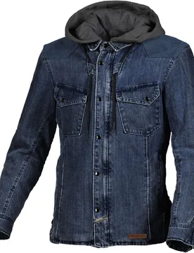 Felpa con cappuccio Moto Inland Blu Marrone taglia S - Macna - FashionsVida