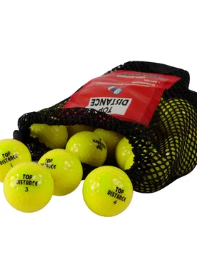 Golfbälle Top Distance - 30er Netz, gelb - Golftech - FashionsVida