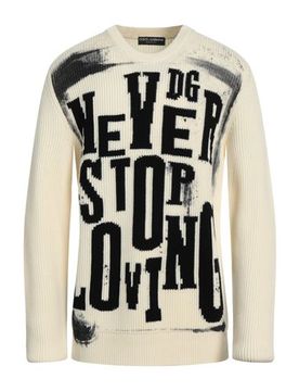 DOLCE&GABBANA Pullover Herren Off white 50 Herren