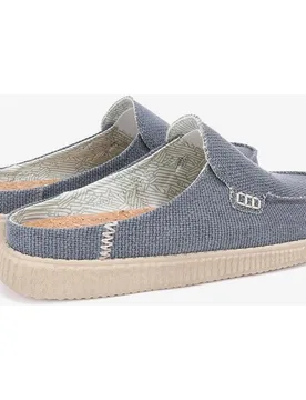 Zuecos de hombre en loca de saco y serraje - Walk In Pitas - FashionsVida