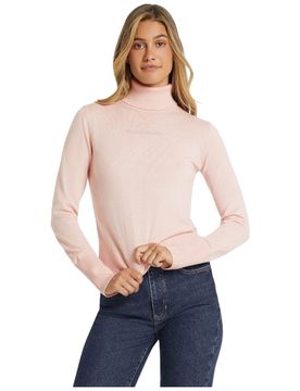 Pullover rosa collo alto mini logo W4BR15Z3HO2G6R4