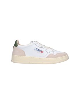 Leather & Suede Low-Top Sneakers