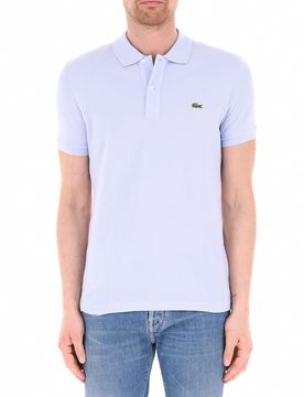 Polo in cotone AZZURRO CHIARO 7