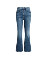 Jeans acampanados 7/8 azul 31