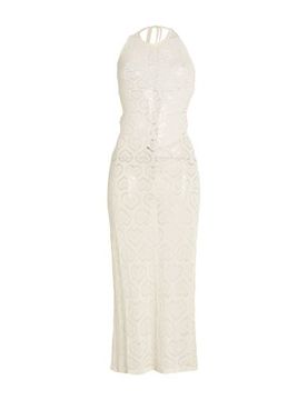 Vestido largo Mujer Hueso M,S Mujer