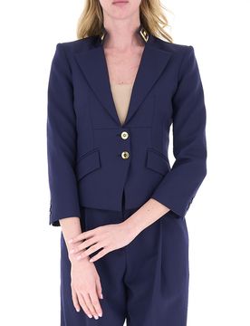 Blazer misto lana BLU NAVY 44