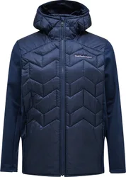 Doudoune isolante et polyvalente - M Elevate Liner Hybrid Hood Jacket Blue Shadow - Taille S - Navy