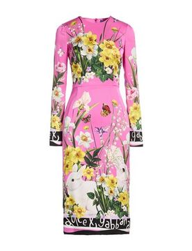Dolce&Gabbana Vestido midi Mujer Malva 32 Mujer