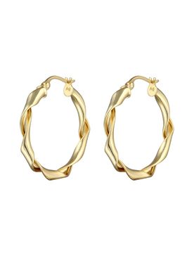 ELLI Pendientes 'Twisted' oro