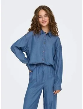 Blusen 15337928 Charis-Medium Blue Eu S Female - Only - FashionsVida