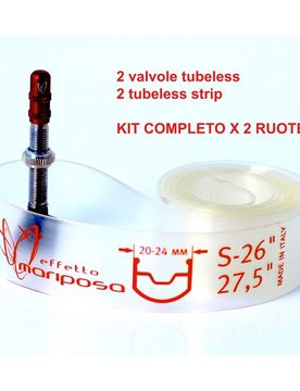 KIT tubeless in silicone caffelatex tubeless STRIP fat