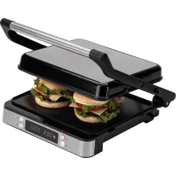 Grill JEGR1529 con placas mixtras y apertura 180º 2000 W