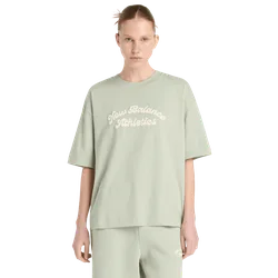 Linear Heritage Oversized T-shirt Damen T-Shirts - Grün - Größe XL - Baumwoll-Jersey Green XL