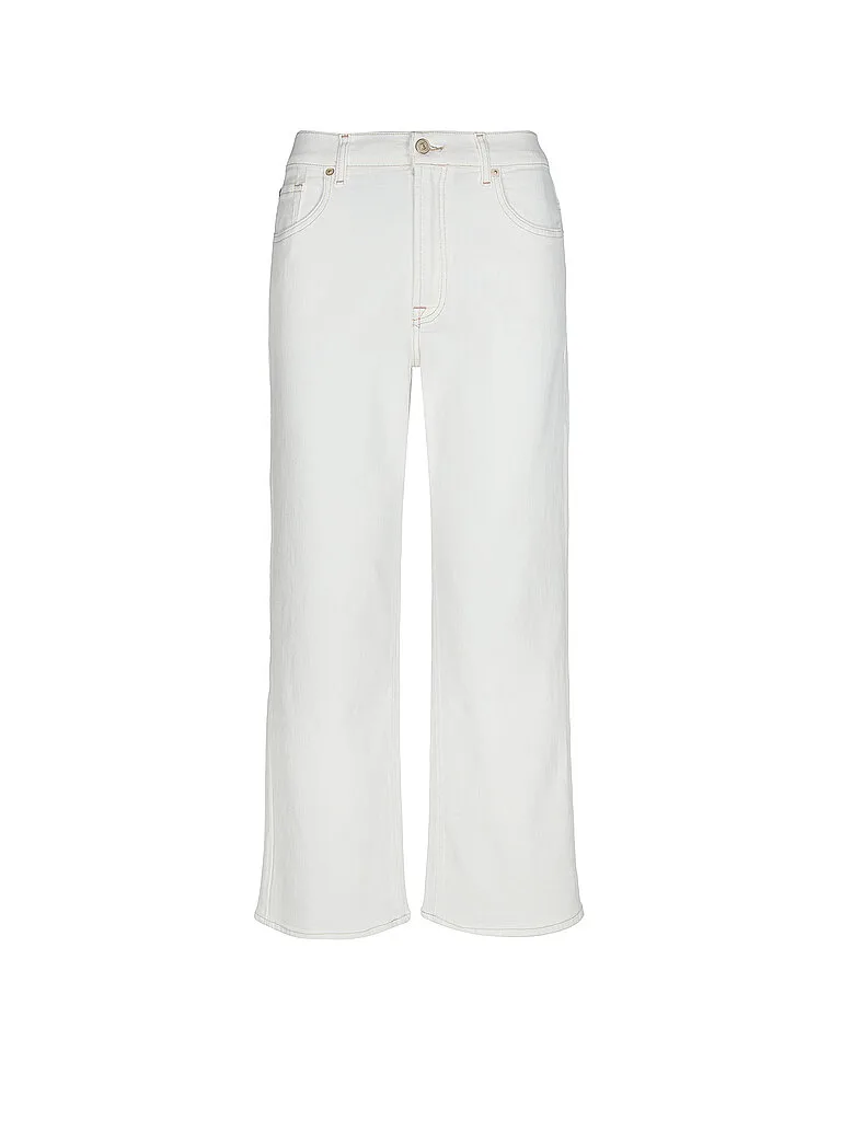 Jeans 7/8 crema 28 - 7 for all mankind - FashionsVida