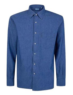 Camicia in chambray di cotone giapponese