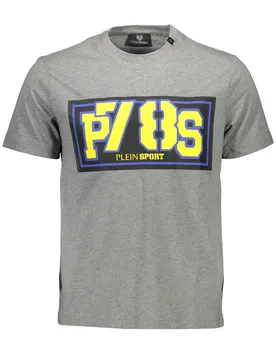 Herren KURZARM-T-SHIRT Grau TIPS116_FDBAF77_GRIGIO94GR
