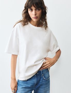 Maglietta Oversize A Maniche Corte
