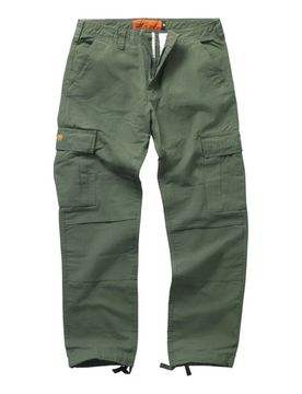 Rockabilly Cargohose - WCC CAINE RIPSTOP CARGO PANT - GREEN - M bis 3XL - für Männer - Größe M - grün - Männer - male