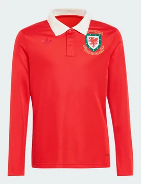 Maglia bambini Galles 150 15-16A Vivid Red - Adidas - FashionsVida