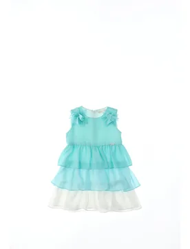 Abito a balze BABY AZZURRO 6A - Liu jo - FashionsVida