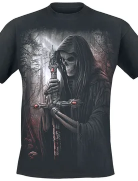 Gothic T-Shirt - Soul Searcher - S bis 4XL - für Männer - Größe 4XL - schwarz - Männer - male - Spiral - FashionsVida