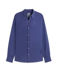 ECOALF Leinenhemd blau S herren