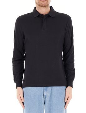 Polo maniche lunghe NERO L