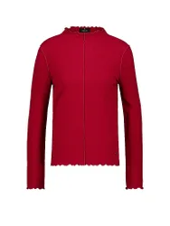 Jersey de cuello alto rojo 46