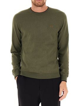 Maglia misto lana VERDE OLIVA XXXL