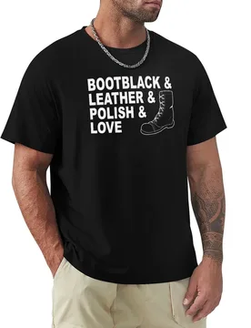 Bootblack And (Leather Care Design) T-Shirt Large Size Soft Cotton T-Shirt - Aliexpress - FashionsVida