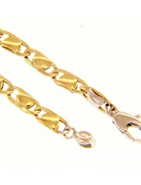 Bracciale Uomo in Oro Giallo e Bianco MFN401GB19