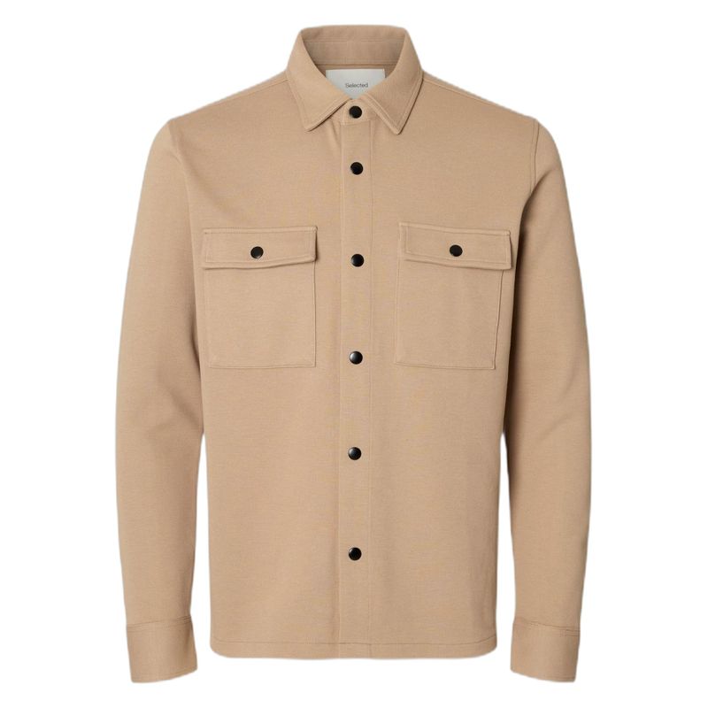 Camicia jackie sweat jacket - marrone
