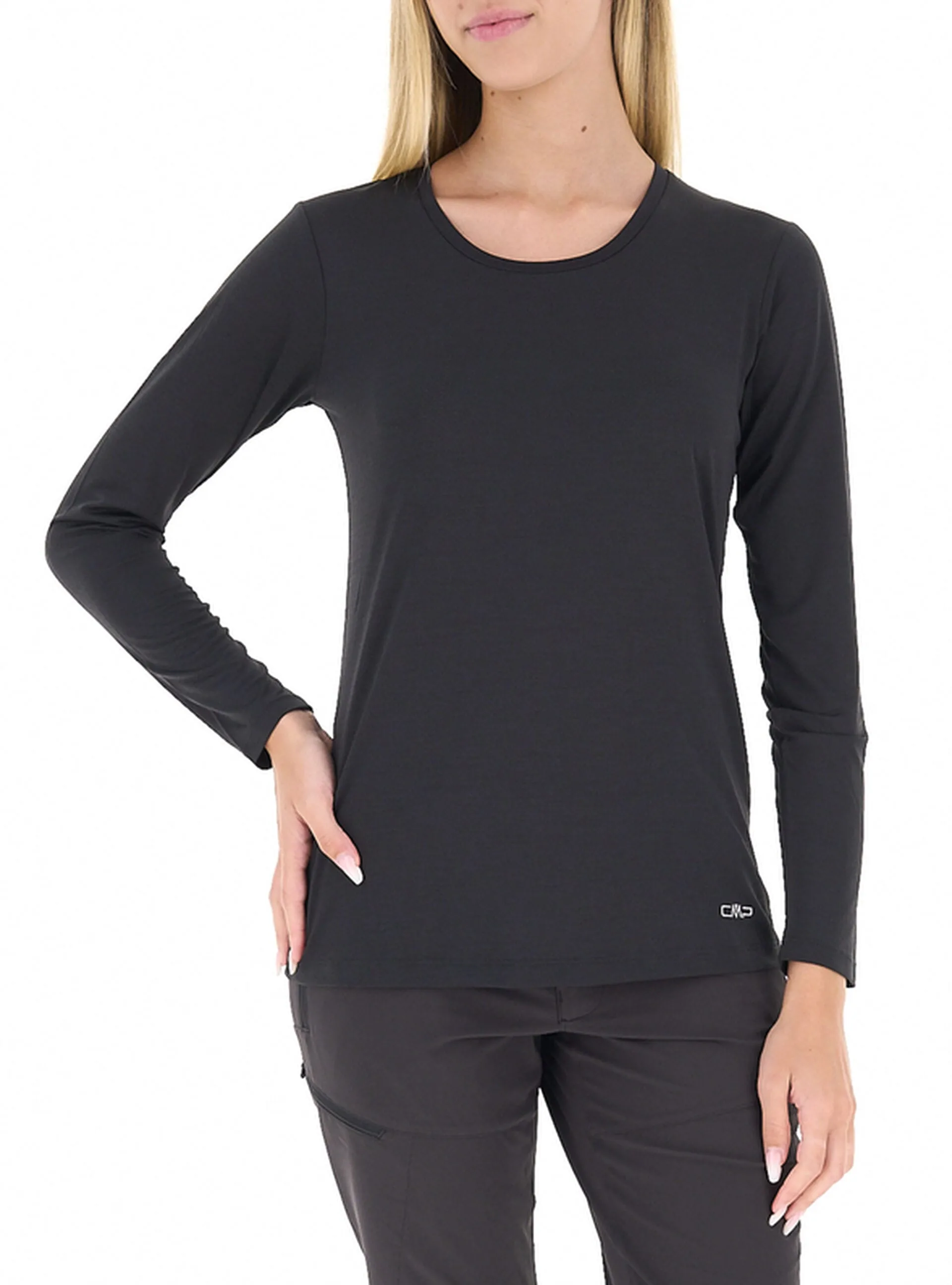 CMP T-shirt maniche lunghe NERO 42 - CMP - FashionsVida