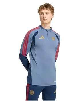 Sweat à Demi-zip Entraînement Fc Bayern Munich 26/27 Preloved Ink / Night Indigo M - Adidas - FashionsVida