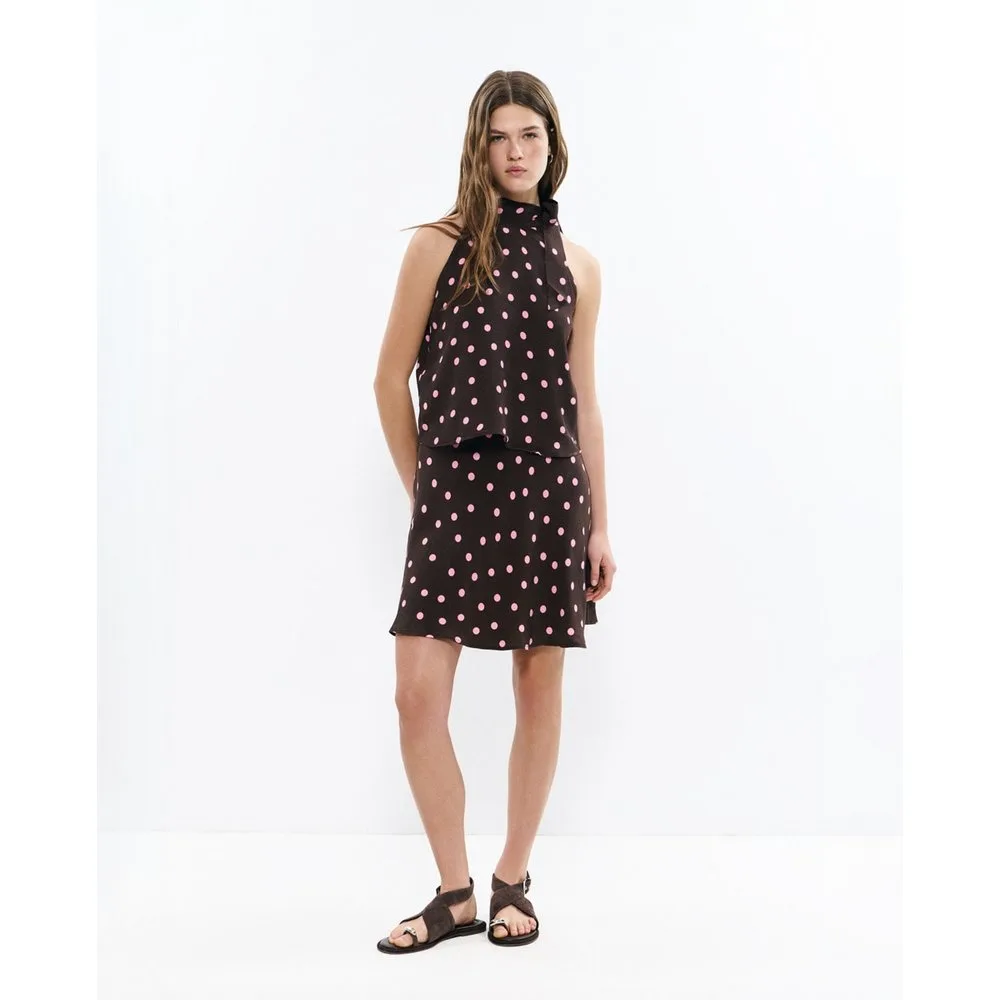 Brownie - Falda corta de topos - Brownie - FashionsVida