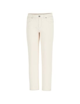 Pantalon coupe droite en coton mélangé