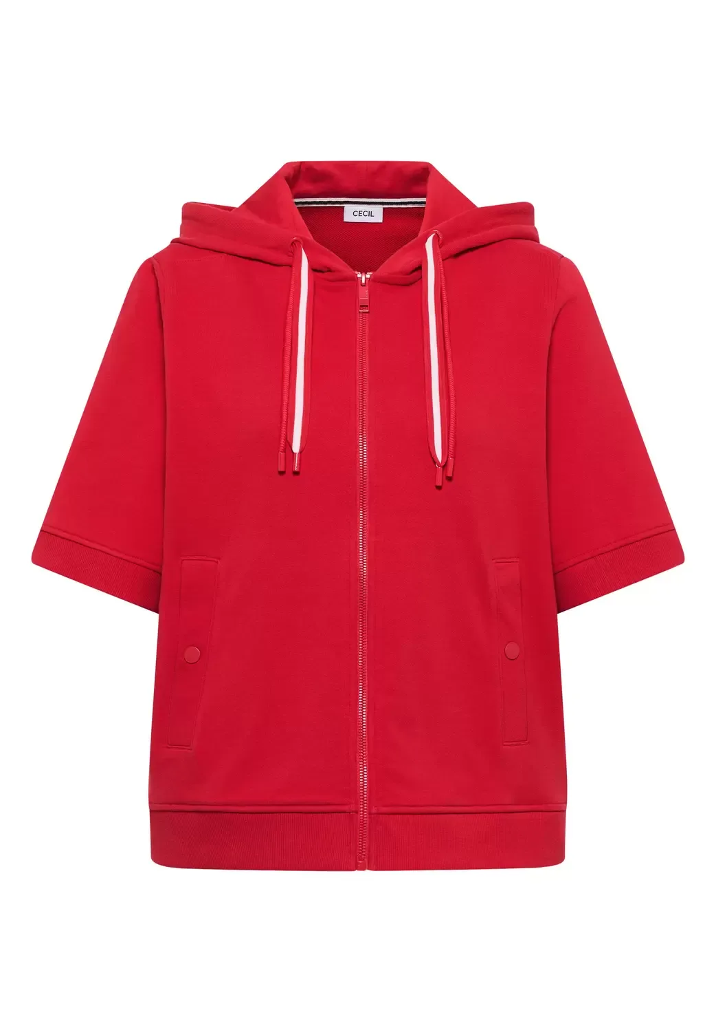 Short Sleeve Sweatjacket female - L - FashionsVida