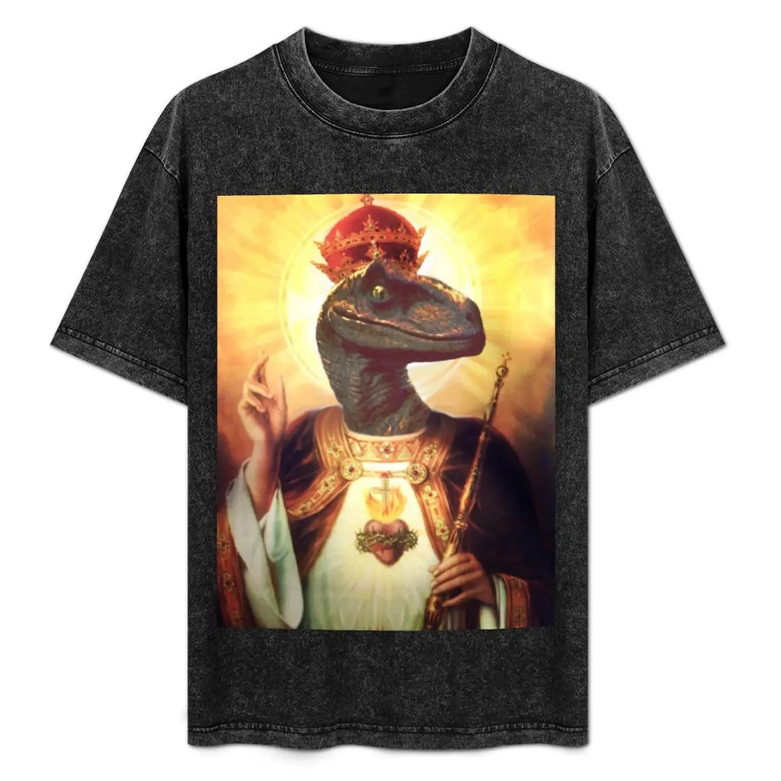 Raptor jesus T-Shirt Simple Line Art Print Tee - Aliexpress - FashionsVida