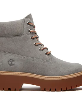 Stivali Stone Street 6 Inch Lace Up Medium Grey Suede EU 39