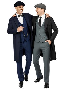 Elegantes Peaky Blinders Paarkostüm