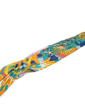La Source de Pegase Silk Twilly Scarf - Hermès - FashionsVida